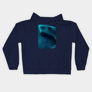 Megalodon Bite (untexted) Kids Hoodie